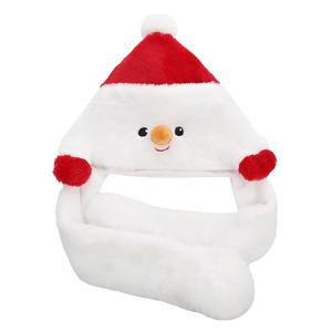 Botu Haute Qualité Polyester Orignal Manuel Père Noël Chapeaux De Noël Orignal Oreilles Jouet Chapeau De Noël En Peluche Lapin Oreille Mobile Chapeau - Product Image 6