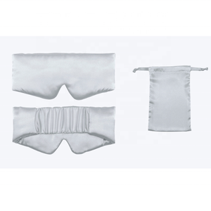Masques pour les <span class=keywords><strong>yeux</strong></span> doux pour le sommeil à bande élastique surdimensionnée OEM Masque de sommeil réglable avec logo Masque pour les <span class=keywords><strong>yeux</strong></span> en soie - Product Image 6