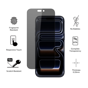 Pour iPhone 17 Pro Max Privacy Protecteur d'écran anti-espion en verre trempé 9H pour téléphone portable - Product Image 5