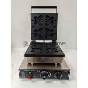 <span class=keywords><strong>Gaufrier</strong></span> commercial AK320 en forme de papillon à 4 <span class=keywords><strong>plaques</strong></span> avec revêtement antiadhésif et chauffage rapide pour les salons de thé - Product Image 3