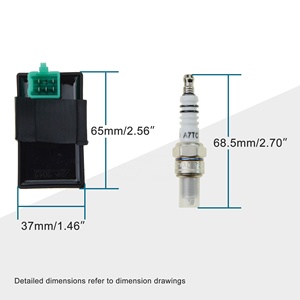 GOOFIT Ignition Rebuild Kit Thay Thế Cho 50cc 70cc 90cc <span class=keywords><strong>110cc</strong></span> 125cc <span class=keywords><strong>ATV</strong></span> Stator CDI Cuộn Dây Cắm - Product Image 3