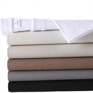 Blank Cotton Street Wear Vintage Chinese Style Turtleneck <b>Collar</b> Anti-Wrinkle Oversized Drop Shoulder Custom High <b>T</b>-<b>Shirt</b> - Product Image 3