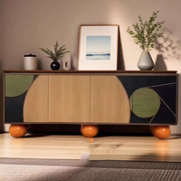Meubles de salon modernes de luxe léger, console de salle à manger et de chambre à coucher en laiton faite à la main, armoire haut de gamme grande capacité et durable