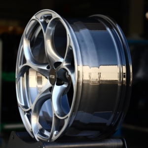 Jantes forgées HTOR personnalisées 18x8 19x8 20x8.5 20x9 20x10 21x9 21x10 pouces 5x110 Hyper Black pour <span class=keywords><strong>Romeo</strong></span> <span class=keywords><strong>Giulia</strong></span> Quadrifoglio - Product Image 4