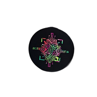 Vente en gros de sous-verres personnalisables en PVC souple et silicone Ensemble coloré d'impression numérique UV pour la bière
