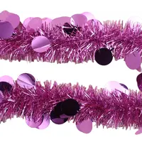 2022 Yiwu shuangyuan New PET christmas tinsel garland for indoor christmas tree garland decoration
