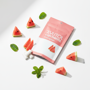 Vente en gros de <span class=keywords><strong>chewing</strong></span>-<span class=keywords><strong>gum</strong></span> halal sain <span class=keywords><strong>sans</strong></span> <span class=keywords><strong>sucre</strong></span> à l'<span class=keywords><strong>xylitol</strong></span> et à l'érythritol, saveur pastèque, pour l'hygiène bucco-dentaire et une haleine fraîche - Product Image 2