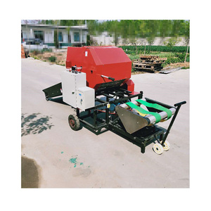 High Performance Straw Baler Fully Automatic <b>Green</b> Storage Straw Bundling and Film Wrapper Machine - Product Image 1