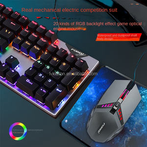 LVKIDRON Combos clavier-souris mécanique de <span class=keywords><strong>jeu</strong></span> Niveau 8 étanche Anti Ghosting Hot-Swap Claviers pour ordinateur portable <span class=keywords><strong>PC</strong></span> Gamer - Product Image 4