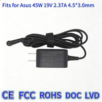 Adaptateur secteur écologique 45W 19V 2.37A DC 4.5 3.0mm carré pour ordinateur portable ASUS X415DA X515JA A409U S410U F415E