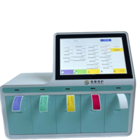 Printer Label Termal Medis Portabel Multi-saluran untuk Penggunaan Rumah Sakit, Label Jarum Suntik Obat Anestesi, Tanggal Kedaluwarsa Obat