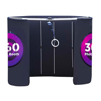 Plateforme photo commerciale 360° avec miroir infini de 100 cm pour smartphones, appareils photo, iPad et télécommande