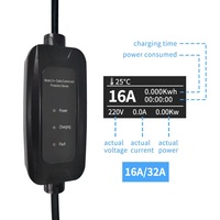 Chargeur EV portable HPConnect fixe et réglable SAEJ 1772 Type 1 Niveau 2 pour la maison avec prise NEMA
