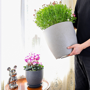 <span class=keywords><strong>Pot</strong></span> de fleurs <span class=keywords><strong>horticole</strong></span>, plante verte, pierre givrée, résine européenne, épaissi, durable, <span class=keywords><strong>pot</strong></span> en plastique écologique - Product Image 2