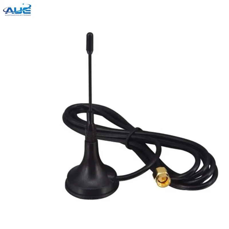 Radio amateur sans fil WLAN SMA prise mâle Base magnétique droite avec câble externe 3M 3dbi antenne GSM