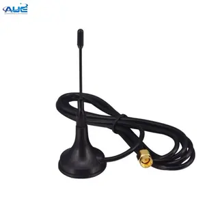 Radio amateur sans fil WLAN SMA prise mâle Base magnétique droite avec câble externe 3M 3dbi antenne GSM