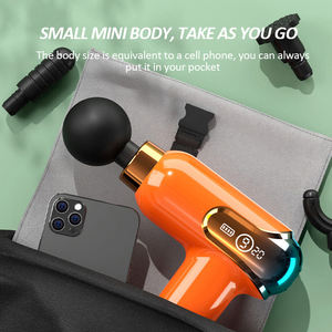 Pistol Pijat Getaran Kecil Pistol Pijat Mini Tanpa Kabel Jaringan Otot Dalam Pulsa Elektronik Pemijat Genggam - Product Image 3