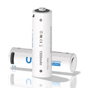 Piles AA/AAA rechargeables au lithium-ion 1,5 V, type C, alcalines sèches, avec chargement USB - Product Image 3