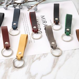 Genuine <b>Leather</b> Wristlet Keychain with <b>Key</b> Rings Hand Wrist Lanyard <b>Key</b> <b>Chain</b> Holder for Women - Product Image 5