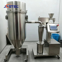 Broyeur à jet d'air 2μm sans poussière, pulvérisateur industriel pour la mouture de poudres alimentaires, cosmétiques, chimiques et de matériaux de laboratoire
