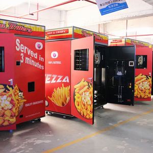 โรงงานผลิต OEM ODM เครื่องขายสินค้าอัตโนมัติ Iplaysmart เครื่องทำเฟรนช์ฟรายส์และหัวหอมทอดอัจฉริยะ ขนาด 32 นิ้ว - Product Image 6