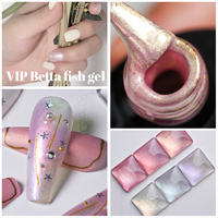 ICE NOVA VIP Vernis Gel Effet Poisson Betta Populaire Haute Brillance Couleurs Personnalisées Effet Bijou Gel Épais Non Toxique Vernis à Ongles Effet Glaçage