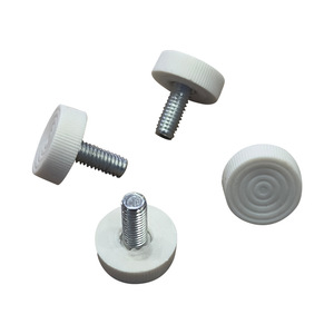 Patas Ajustables Planas Blancas de Plástico para Nivelación de Muebles - Product Image 4