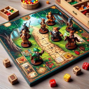 Pions de jeu de société personnalisés, ensemble de jeux de figurines de jeu de société - Product Image 4