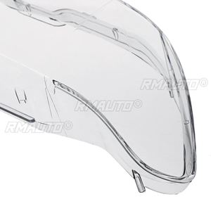 2 Cubiertas de Faros Delanteros de Vidrio, Repuesto de Lentes para Faros Delanteros de Coche BMW X5 E53 2004 2005 2006 - Product Image 4