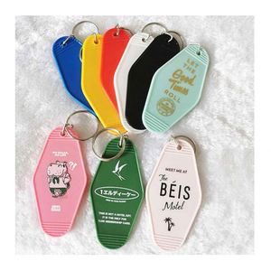 Personnalisez votre design - Porte-clés en plastique ABS vierges pour hôtel - Étiquettes de clés d'hôtel - Product Image 1