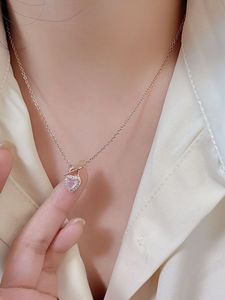 Mạ Vàng Bạc 5.5*5Mm Moonstone Vòng Cổ Không Làm xỉn Hình Trái Tim Các Loại Đá Quý Thô - Product Image 3