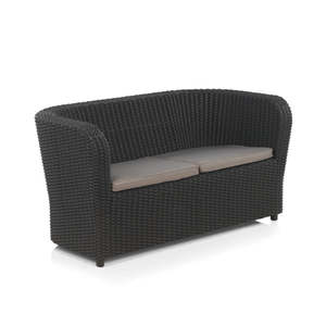 Elegante Divano da Giardino Contemporaneo a Due Posti in Polipropilene Riciclato, Design Sostenibile - Product Image 1