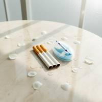 Applicateur de billes aromatisées au menthol, poussoir de capsules, filtre à billes pour fumer