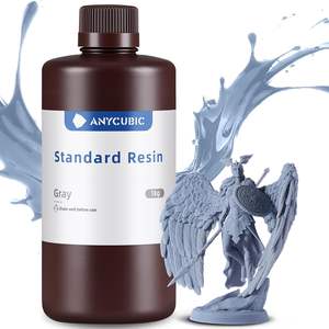 Resina Estándar Anycubic 1kg Gris Para Impresoras 3D LCD DLP SLA - Product Image 1