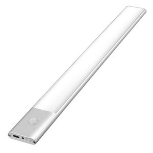Ultra-Thin Rechargeable Wireless LED Night Light <strong>Motion</strong> <strong>Sensor</strong> Closet Lighting Home Cabinet Kitchen Stair Room Use ACryl