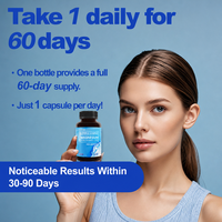 Complément de Magnésium Triple 300mg en Gros, Haute Biodisponibilité, Capsules Végétaliennes, Soutien Apaisant pour les Nerfs et le Sommeil, Personnalisable