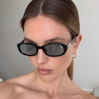 Lunettes de soleil carrées rétro TR90, protection UV400, simples et polyvalentes, pour femmes, pour un look sans maquillage