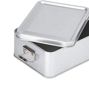 Tùy Chỉnh Thực Phẩm Kim Loại <span class=keywords><strong>Tin</strong></span> Bao Bì Hộp Ăn Trư<span class=keywords><strong>a</strong></span> Với Một Có Thể Khó<span class=keywords><strong>a</strong></span> Nắp Hình Chữ Nhật Khó<span class=keywords><strong>a</strong></span> Pastry Bao Bì Thực Phẩm <span class=keywords><strong>Tin</strong></span> Có Thể - Product Image 3
