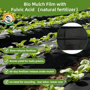 Film de paillage biodégradable économique pour l'agriculture, réduction de la main-d'œuvre, <span class=keywords><strong>acide</strong></span> fulvique, film de paillage dégradable - Product Image 4