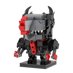 MOC7674 Chainsaw Devil 236 pièces Briques à tête carrée Modèle Anime Blocs de construction éducatifs à assembler Jouets cadeaux pour enfants - Product Image 1