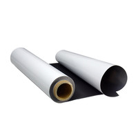 Rouleau de feuille magnétique blanc mat de 10 mètres x 620mm x 0.6mm