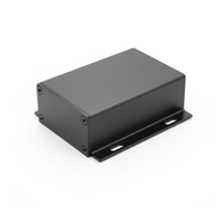 Boîtier de commande en métal pour amplificateur, personnalisable, pour carte de contrôle industrielle PLC, en aluminium extrudé, pour électronique