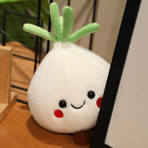 Design Kawaii <span class=keywords><strong>aglio</strong></span> cipolla zenzero bambola peluche giocattoli di peluche personalizzati dal disegno di frutta e verdura peluche - Product Image 2