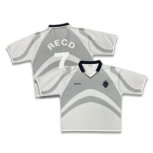 Maglia calcio all'ingrosso Design personalizzato sublimazione in bianco maglia da calcio