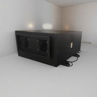 Deshumidificador Automático de Techo de 360L/Día, Secador de Aire Comercial por Conductos para Lavandería, Hospital, Laboratorio