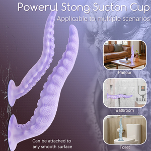 Dildo de Tentáculos Realista de Silicona Exótica, Dildo Alienígena, Juguete Sexual Anal <span class=keywords><strong>y</strong></span> Vaginal para Adultos, Dildo con Ventosa para Mujeres, Juguetes Sexuales para Mujeres - Product Image 3