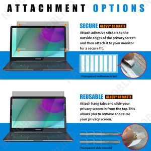 Máy Tính Xách Tay Bộ Lọc Riêng Tư Bảo Vệ Màn Hình Chống Gián Điệp Màn Hình Riêng Tư Cho 14 Inch Bộ Lọc Riêng Tư Chống Ánh Sáng Màu Xanh PC Phim - Product Image 5