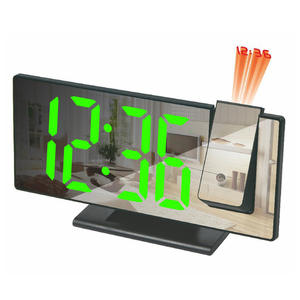 IStapromo Gifts Hot Sell Led Digital Smart Projector <b>Alarm</b> Clock Table Electronic Desktop Clock With 180 Time Projector Snooze - Product Image 3