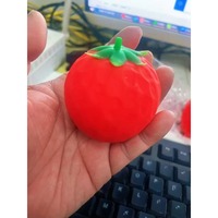 Juguete Blandito de Fresa Simulada de Rebote Lento, Juguete Antiestrés Nedoh de Rebote Lento para Niños
