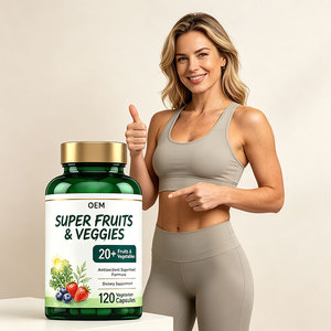 Cápsulas Multivitamínicas Superfood, Frutas y Verduras, Suplemento de Alimentos Integrales, Minerales, Energía, Omega 3 para Adultos, Marca Privada OEM - Product Image 6
